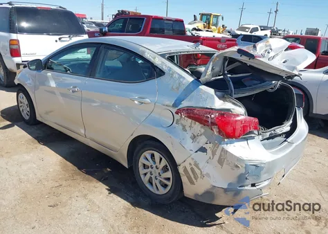 2015 Hyundai Elantra Se from USA, damaged, VIN 5NPDH4AE7FH622375